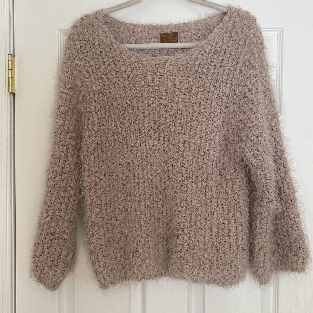 POL Fuzzy Acrylic Blend Sweater Size Medium
